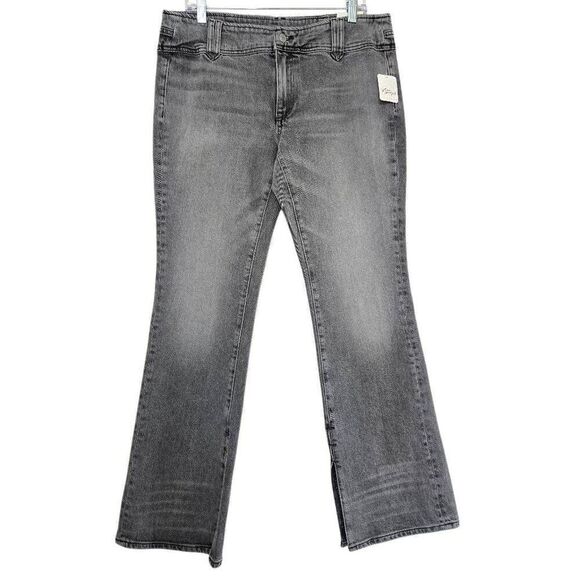 Free People Stillwater Low Rise Slim Flare Jeans Gray Size 30 - Picture 3 of 12